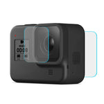Kính cường lực 9H 2.5D bảo vệ ống kính + màn hình LCD PULUZ cho GoPro HERO8 Black, Dành cho GoPro HERO8 Black