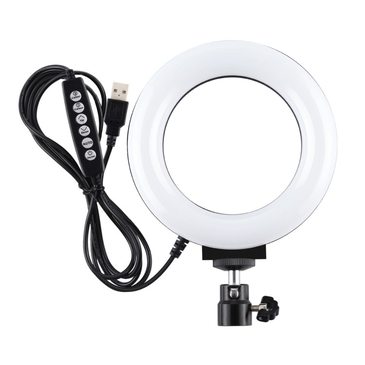 Đèn LED vòng USB 4.7 inch 12cm bề mặt cong 10 chế độ 8 màu RGBW có thể điều chỉnh độ sáng PULUZ cho vlog, chụp ảnh, quay video kèm chân đế đầu bi, 4.7 inch RGBW