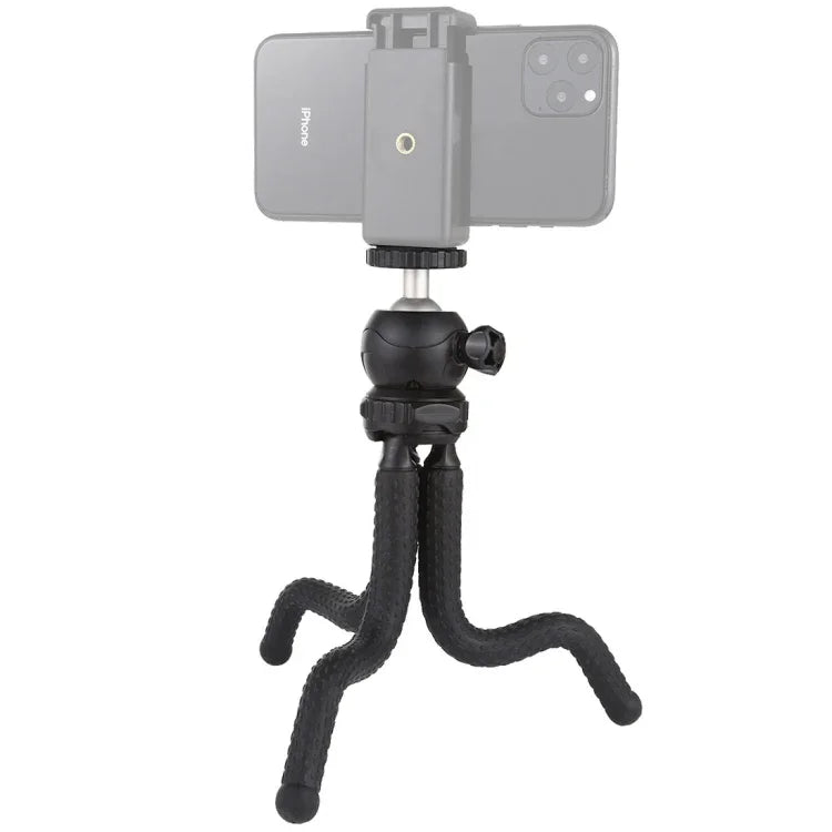 PULUZ Giá đỡ chân máy mini bạch tuộc linh hoạt có đầu bi cho máy ảnh SLR, GoPro, điện thoại, Kích thước: 25cmx4.5cm, Chân máy 25cm