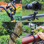 PULUZ Giá đỡ chân máy mini bạch tuộc linh hoạt có đầu bi cho máy ảnh SLR, GoPro, điện thoại, Kích thước: 25cmx4.5cm, Chân máy 25cm