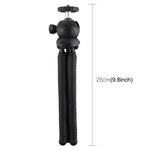PULUZ Giá đỡ chân máy mini bạch tuộc linh hoạt có đầu bi cho máy ảnh SLR, GoPro, điện thoại, Kích thước: 25cmx4.5cm, Chân máy 25cm