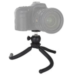 PULUZ Giá đỡ chân máy mini bạch tuộc linh hoạt có đầu bi cho máy ảnh SLR, GoPro, điện thoại, Kích thước: 25cmx4.5cm, Chân máy 25cm