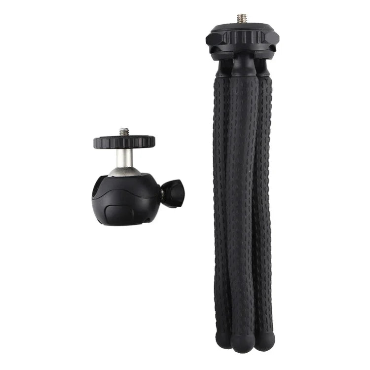 PULUZ Giá đỡ chân máy mini bạch tuộc linh hoạt có đầu bi cho máy ảnh SLR, GoPro, điện thoại, Kích thước: 25cmx4.5cm, Chân máy 25cm