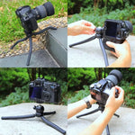 PULUZ Giá đỡ chân máy mini bạch tuộc linh hoạt có đầu bi cho máy ảnh SLR, GoPro, điện thoại, Kích thước: 25cmx4.5cm, Chân máy 25cm