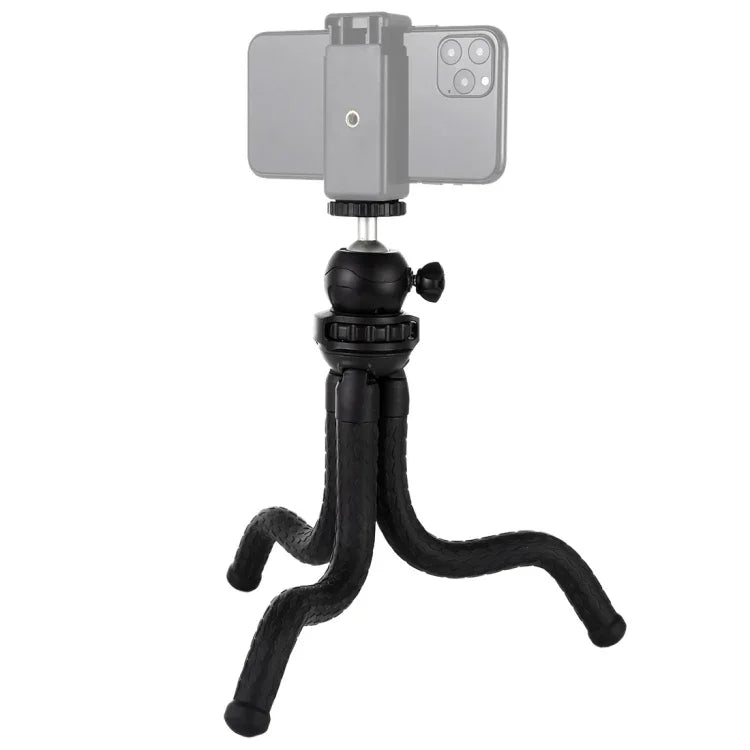 PULUZ Giá đỡ chân máy mini bạch tuộc linh hoạt có đầu bi cho máy ảnh SLR, GoPro, điện thoại, Kích thước: 30cmx5cm, Chân máy 30cm