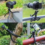 PULUZ Giá đỡ chân máy mini bạch tuộc linh hoạt có đầu bi cho máy ảnh SLR, GoPro, điện thoại, Kích thước: 30cmx5cm, Chân máy 30cm