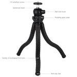 PULUZ Giá đỡ chân máy mini bạch tuộc linh hoạt có đầu bi cho máy ảnh SLR, GoPro, điện thoại, Kích thước: 30cmx5cm, Chân máy 30cm