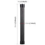 PULUZ Gậy monopod mở rộng bằng sợi carbon có thể kéo dài cho DJI / MOZA / Feiyu V2 / Zhiyun G5 / SPG Gimbal, Chiều dài: 35cm, 35cm