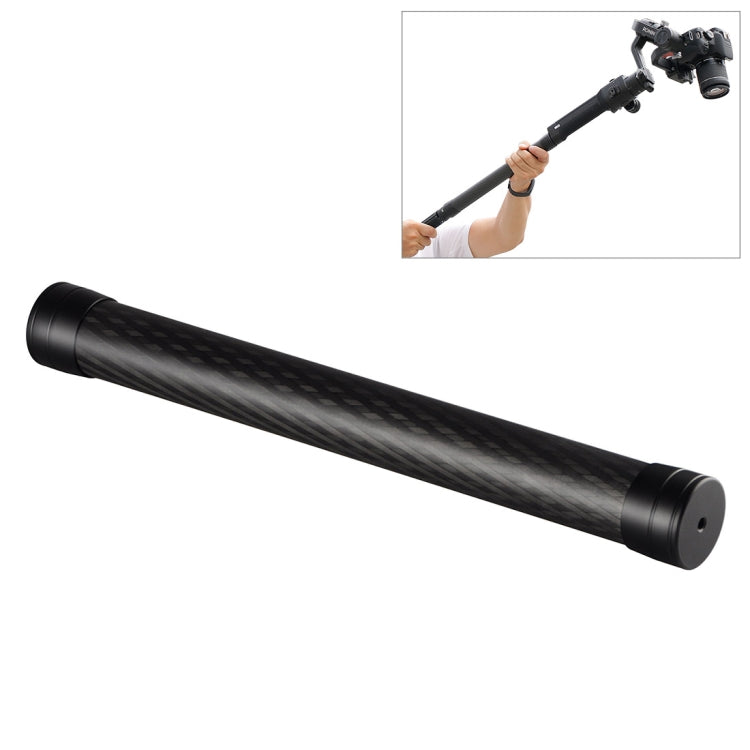 PULUZ Gậy monopod mở rộng bằng sợi carbon có thể kéo dài cho DJI / MOZA / Feiyu V2 / Zhiyun G5 / SPG Gimbal, Chiều dài: 35cm, 35cm