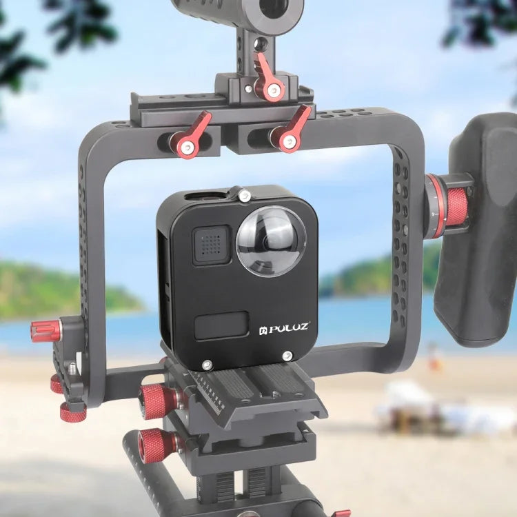 PULUZ Vỏ bảo vệ CNC hợp kim nhôm cho GoPro Max, Lồng hợp kim nhôm