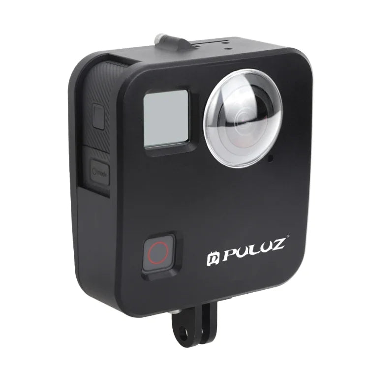 PULUZ Vỏ bảo vệ CNC hợp kim nhôm cho GoPro Fusion kèm giá đỡ cơ bản & nắp ống kính, Dành cho GoPro Fusion