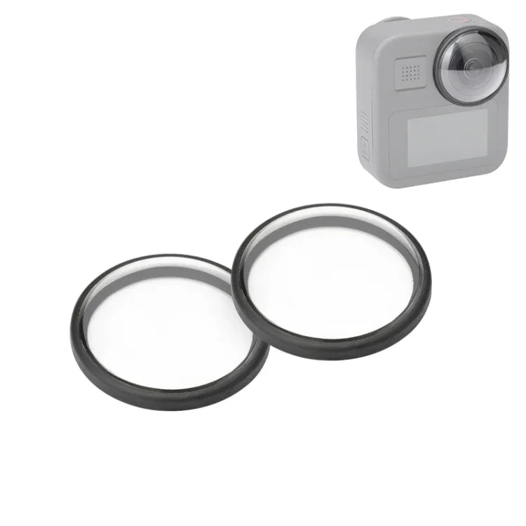2 Cái PULUZ Nắp bảo vệ ống kính Acrylic cho GoPro Max, Nắp ống kính
