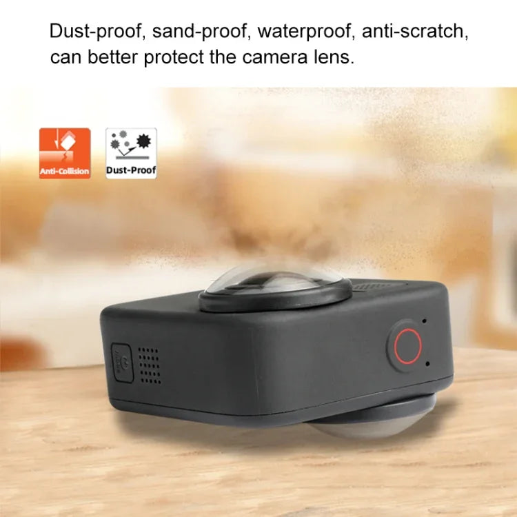 2 Cái PULUZ Nắp bảo vệ ống kính Acrylic cho GoPro Max, Nắp ống kính