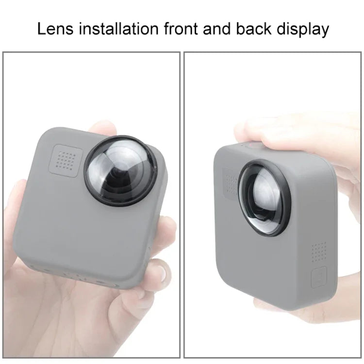 2 Cái PULUZ Nắp bảo vệ ống kính Acrylic cho GoPro Max, Nắp ống kính