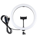 Đèn LED vòng USB 11.8 inch 30cm 3 chế độ có thể điều chỉnh độ sáng, nhiệt độ màu kép PULUZ cho vlog, selfie, chụp ảnh, quay video kèm kẹp điện thoại, 11.8 inch