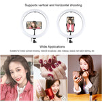 Đèn LED vòng USB 11.8 inch 30cm 3 chế độ có thể điều chỉnh độ sáng, nhiệt độ màu kép PULUZ cho vlog, selfie, chụp ảnh, quay video kèm kẹp điện thoại, 11.8 inch