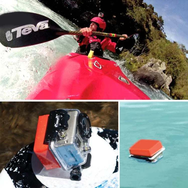 Mút nổi PULUZ với miếng dán keo cho GoPro, Insta360, DJI và các máy quay hành động khác, Mút có miếng dán