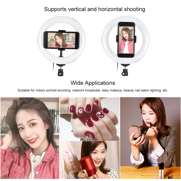 Đèn LED vòng cong PULUZ 7.9 inch 20cm USB RGB điều chỉnh độ sáng, nhiệt độ màu kép cho vlog, selfie, chụp ảnh, quay video, có kẹp điện thoại, 7.9 inch RGBW