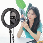 Đèn LED vòng cong PULUZ 7.9 inch 20cm USB RGB điều chỉnh độ sáng, nhiệt độ màu kép cho vlog, selfie, chụp ảnh, quay video, có kẹp điện thoại, 7.9 inch RGBW