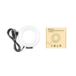 Đèn LED vòng bề mặt cong PULUZ 4.7 inch 12cm USB ánh sáng trắng cho selfie, làm đẹp, vlog, chụp ảnh, quay video, 4.7 inch