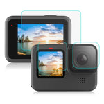 Miếng Dán Kính Cường Lực 9H 2.5D Cho Ống Kính + Màn Hình LCD PULUZ Cho GoPro HERO12 Black /11 Black /10 Black /9 Black, Cho GoPro HERO9 Black