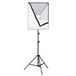Bộ studio PULUZ softbox 50x70cm + giá đỡ chân máy 2m + bóng đèn LED 220V E27 30W 5700K ánh sáng trắng, Bóng đơn EU, Bóng đơn US