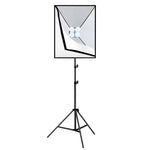 Bộ studio PULUZ softbox 50x70cm + giá đỡ chân máy 2m + 4 bóng đèn LED 220V E27 20W 5700K ánh sáng trắng, 4 bóng EU, 4 bóng US