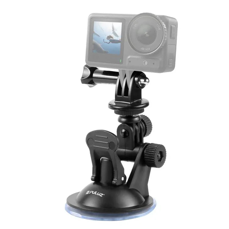 Giá Đỡ Hút Chân Không PULUZ Kèm Vít & Bộ Chuyển Đổi Giá Đỡ Chân Máy & Túi Đựng Cho GoPro, Insta360, DJI và Các Máy Quay Hành Động Khác, Giá Đỡ Hút