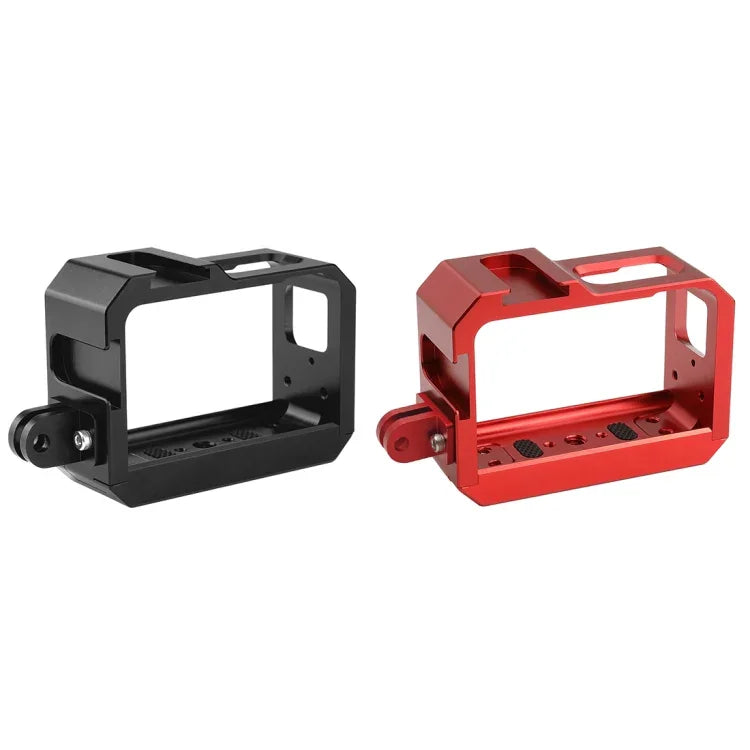 Vỏ Bảo Vệ Khung Hợp Kim Nhôm PULUZ Kèm Khe Đế Giày Lạnh & Bộ Chuyển Đổi Đế Chân Máy Cho Insta360 One R, Cho Khung Lồng Insta 360 One R (B), Cho Khung Lồng Insta 360 One R (R)