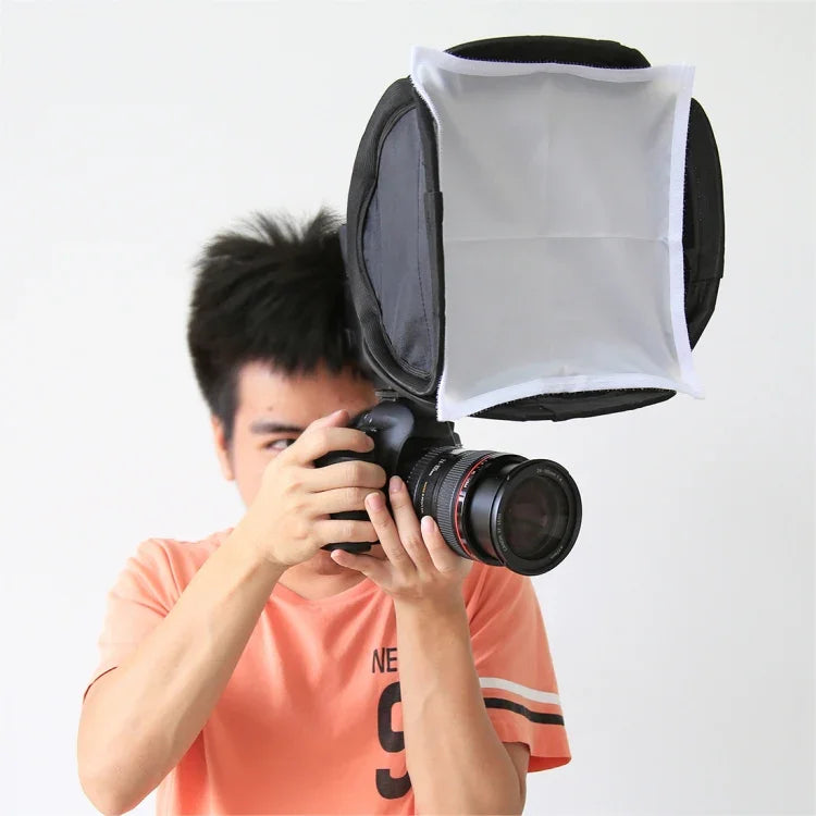 Bọc tản sáng mềm gập gọn PULUZ cho đèn flash, Kích thước: 23cm x 23cm, Softbox 23cm