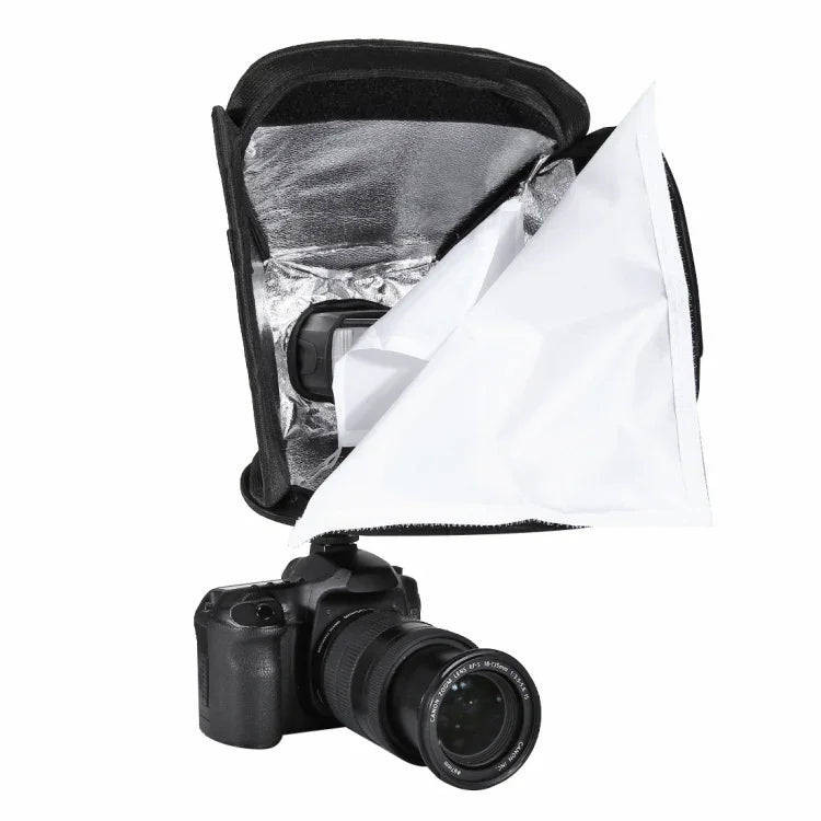 Bọc tản sáng mềm gập gọn PULUZ cho đèn flash, Kích thước: 23cm x 23cm, Softbox 23cm