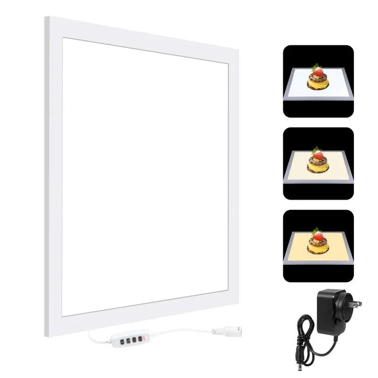 Đèn LED Acrylic PULUZ 1000LM Không Chói Không Giảm Ánh Sáng Có Công Tắc cho Hộp Studio Ảnh 40cm, Đèn(US), Đèn(UK), Đèn(EU)
