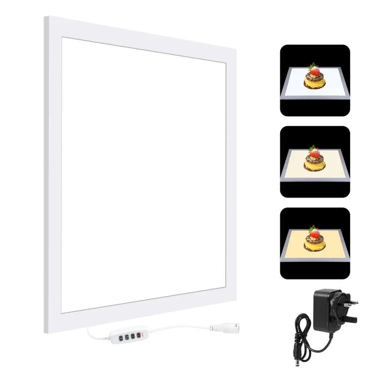 Đèn LED Acrylic PULUZ 1000LM Không Chói Không Giảm Ánh Sáng Có Công Tắc cho Hộp Studio Ảnh 40cm, Đèn(US), Đèn(UK), Đèn(EU)