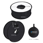 PULUZ tản sáng mềm kiểu tròn 45cm cho đèn flash SpeedLite chụp cận cảnh và chân dung, 45cm kiểu tròn
