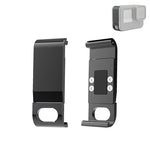 Nắp che cổng pin kim loại PULUZ cho GoPro HERO13 Black /12 Black /11 Black /10 Black /9 Black, Nắp bên kim loại nhựa