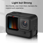 Ốp bảo vệ silicone PULUZ cho GoPro HERO12 Black /11 Black /10 Black /9 Black kèm dây đeo cổ tay & nắp ống kính, Dành cho GoPro HERO9 Black