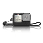 Ốp bảo vệ silicone PULUZ cho GoPro HERO12 Black /11 Black /10 Black /9 Black kèm dây đeo cổ tay & nắp ống kính, Dành cho GoPro HERO9 Black