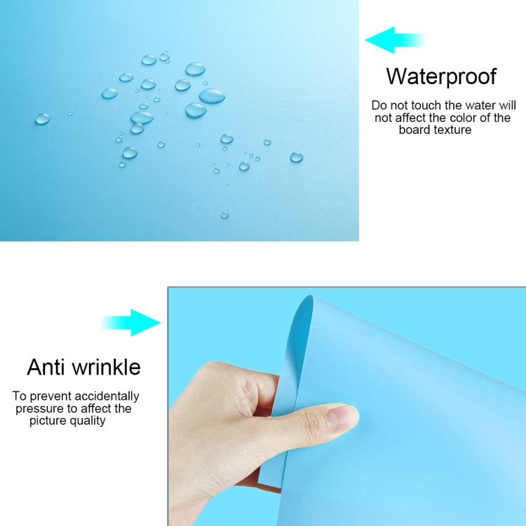 Bộ phông nền chụp ảnh giấy PVC PULUZ cho studio lều chụp, kích thước: 121cm x 58cm, phông nền 60cm (Xanh dương), phông nền 60cm (Đỏ), phông nền 60cm (B), phông nền 60cm (W)