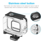 Vỏ bảo vệ chống nước PULUZ 60m cho GoPro HERO13 Black /12 Black /11 Black /10 Black /9 Black kèm khóa, giá đỡ cơ bản & ốc vít, dành cho GoPro HERO9 Black