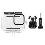 Vỏ bảo vệ chống nước PULUZ 60m cho GoPro HERO13 Black /12 Black /11 Black /10 Black /9 Black kèm khóa, giá đỡ cơ bản & ốc vít, dành cho GoPro HERO9 Black