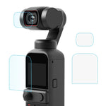 Kính cường lực 9H 2.5D HD bảo vệ ống kính + phim màn hình cho DJI OSMO Pocket 2, dành cho DJI OSMO Pocket 2