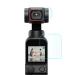 Kính cường lực 9H 2.5D HD bảo vệ ống kính + phim màn hình cho DJI OSMO Pocket 2, dành cho DJI OSMO Pocket 2