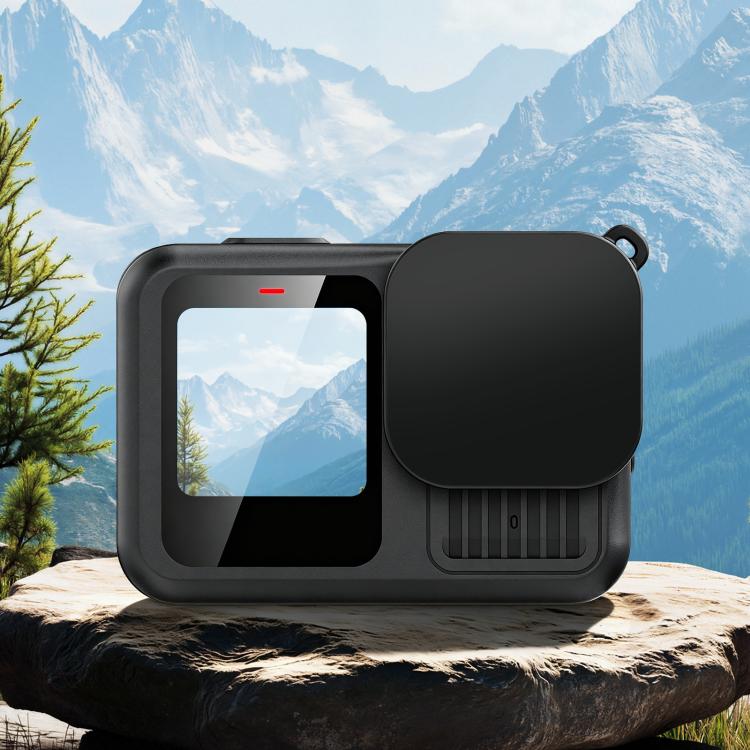 Nắp bảo vệ ống kính máy ảnh bằng cao su TPU mềm chống trầy PULUZ cho GoPro HERO12 Black /11 Black /10 Black /9 Black, nắp ống kính dành cho GoPro HERO12 Black
