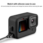 Nắp che cổng pin bên bằng nhựa POM PULUZ cho GoPro HERO13 Black /12 Black /11 Black /10 Black /9 Black, nắp bên bằng nhựa POM