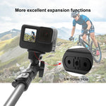 Giá đỡ chân máy gập ngón tay PULUZ cho GoPro HERO 4K 2024 / HERO13 Black /12 Black /11 Black /11 Black mini /10 Black /9 Black /8 Black / Max, chân máy gập ngón tay cho GoPro HERO13 Black