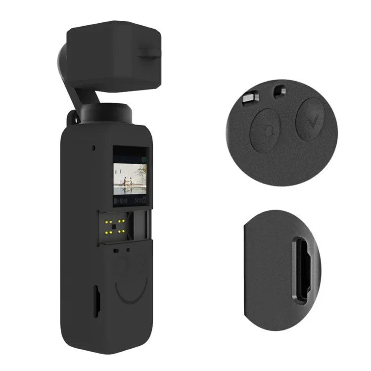 Bộ ốp silicone 2 trong 1 PULUZ cho DJI OSMO Pocket 2, dành cho DJI OSMO Pocket 2