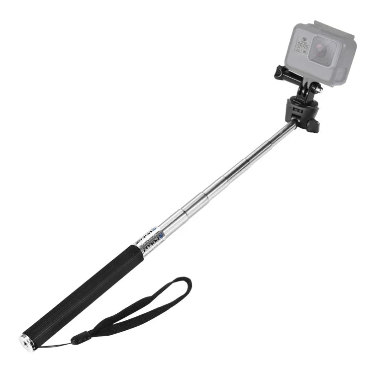 Gậy Selfie Cầm Tay Kéo Dài PULUZ Cho GoPro, Insta360, DJI Và Các Máy Quay Hành Động Khác, Chiều Dài: 22.5-80cm, Chiều Dài: 22.5-100cm