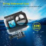 Ốp Bảo Vệ Chống Nước PULUZ 40m Có Khóa Gắn Cơ Bản & Vít Cho GoPro HERO12 Black /11 Black /11 Black Mini /10 Black /9 Black Max Lens Mod, Dành Cho GoPro Hero11 Black / HERO10 Black