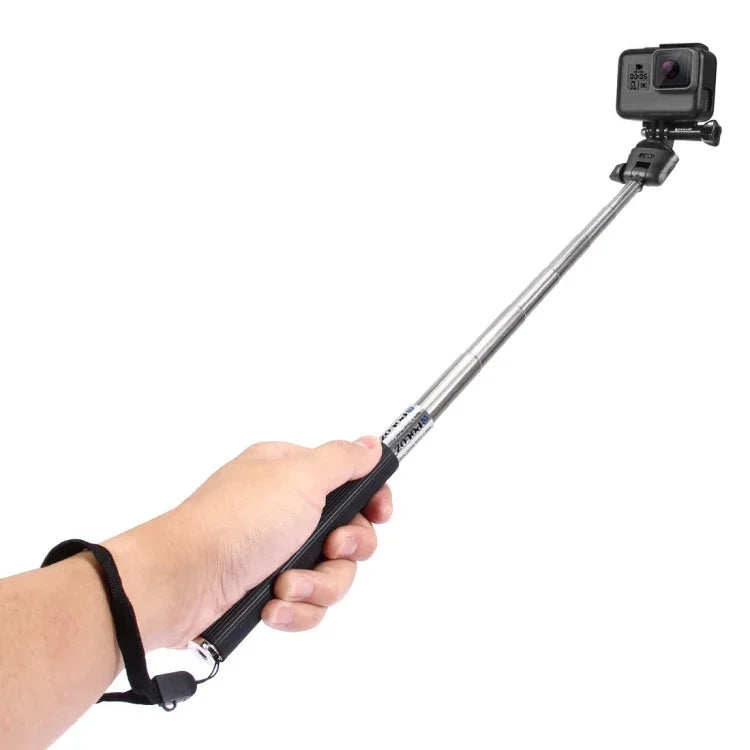 Gậy Selfie Cầm Tay Kéo Dài PULUZ Cho GoPro, Insta360, DJI Và Các Máy Quay Hành Động Khác, Chiều Dài: 22.5-80cm, Chiều Dài: 22.5-100cm