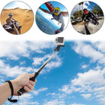 Gậy Selfie Cầm Tay Kéo Dài PULUZ Cho GoPro, Insta360, DJI Và Các Máy Quay Hành Động Khác, Chiều Dài: 22.5-80cm, Chiều Dài: 22.5-100cm